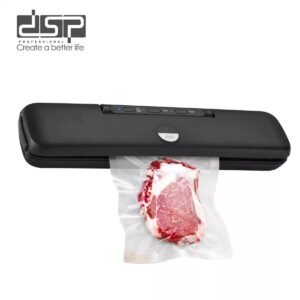 Vacuum Sealer Machine 110W – Automatic Food Preservation Sealing System (KD2033) – Black