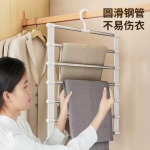 Multi-Layer Space-Saving Trouser & Cloth Hanger